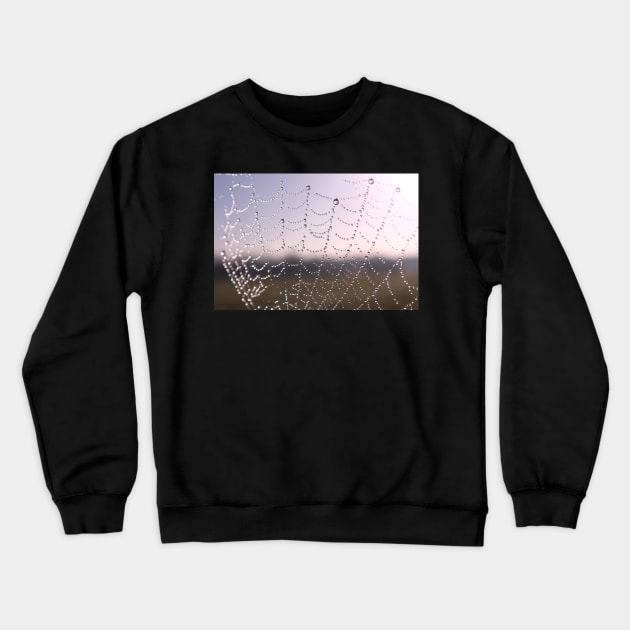 Sunset Raindrops Crewneck Sweatshirt by VHS Photography